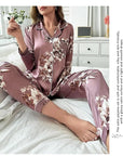 Women's Floral Print Pajamas Set