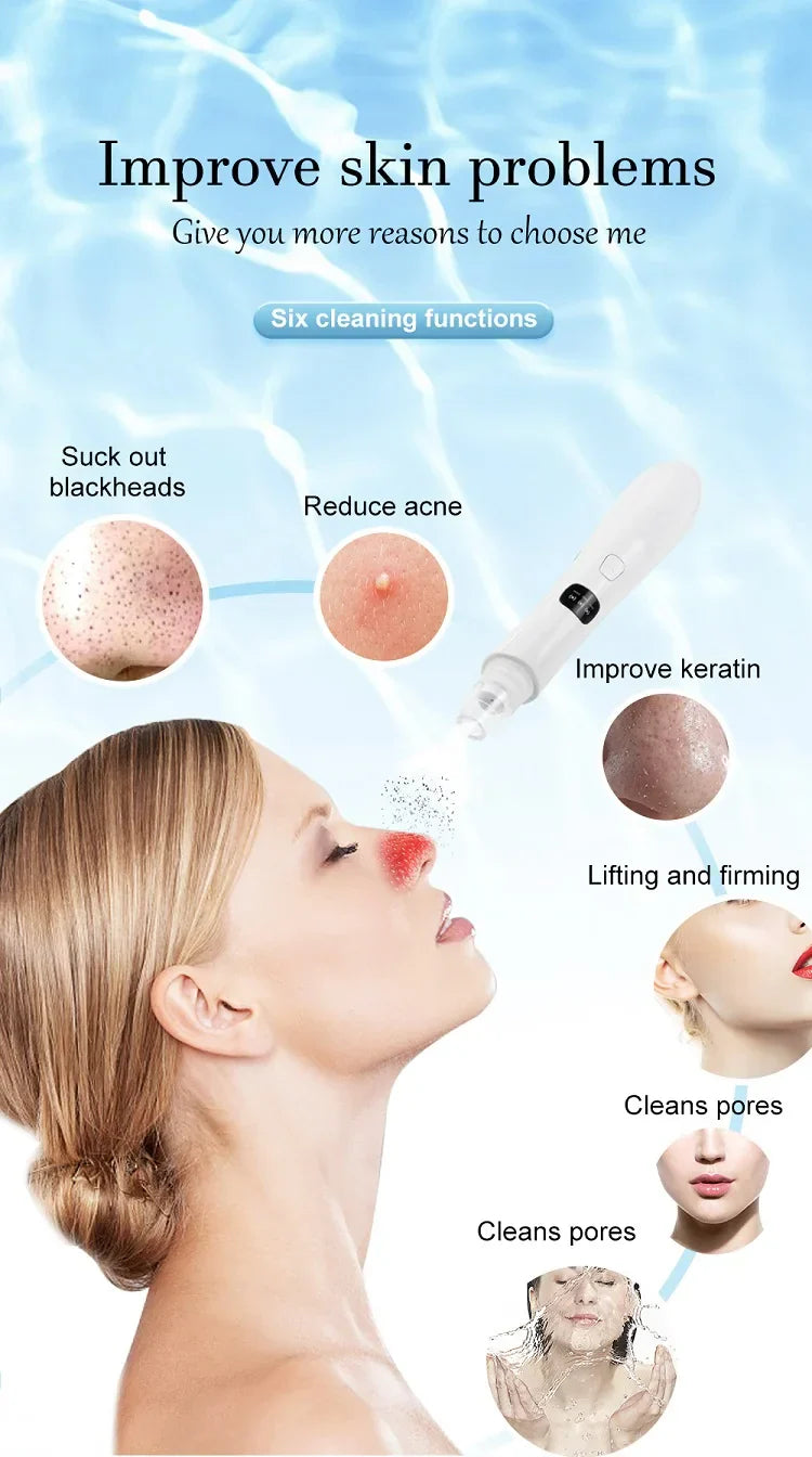 3 Suction Mode Face Cleansing Beauty Machine