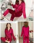 Silk Women Pyjama Sleepwear Sets